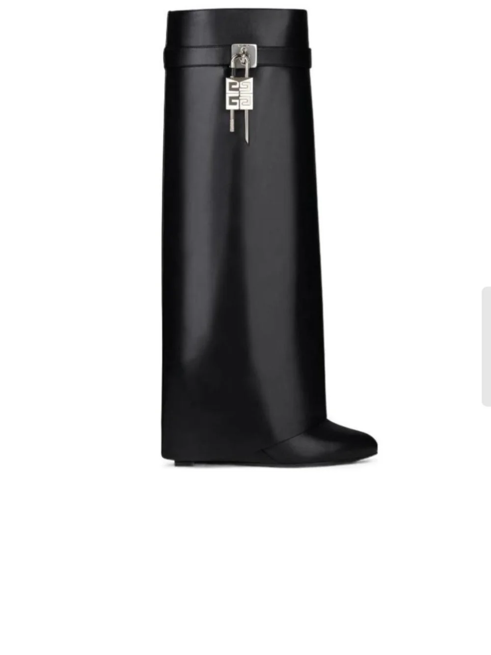 Givenchy Shark Lock  Boot with Gold Padlocks